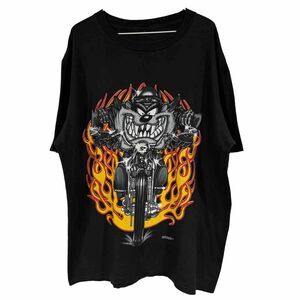 Tazs Motorcycles Shirt 2X 1997 Double Sided Vtg Changes Single Stitch 33x26